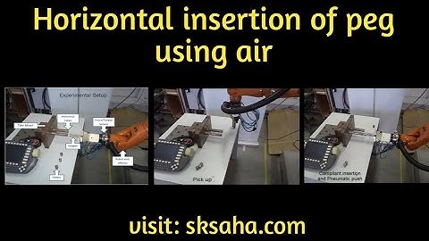 PAR@IITD: Horizontal insertion of a peg using air