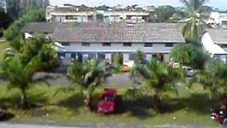 Landscape from the dormitory i Thailand