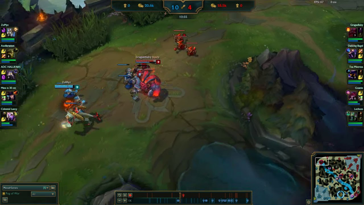Galio W interrupted by Ornn Brittle