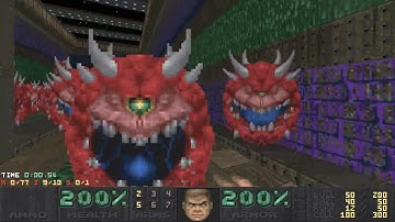 Doom 2 - Late Night Escapism Travel Map04 Pacifist in 0:41.49