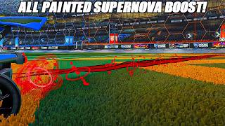 Showcasing All Painted SUPERNOVA Boost! - Rocket League Showcase