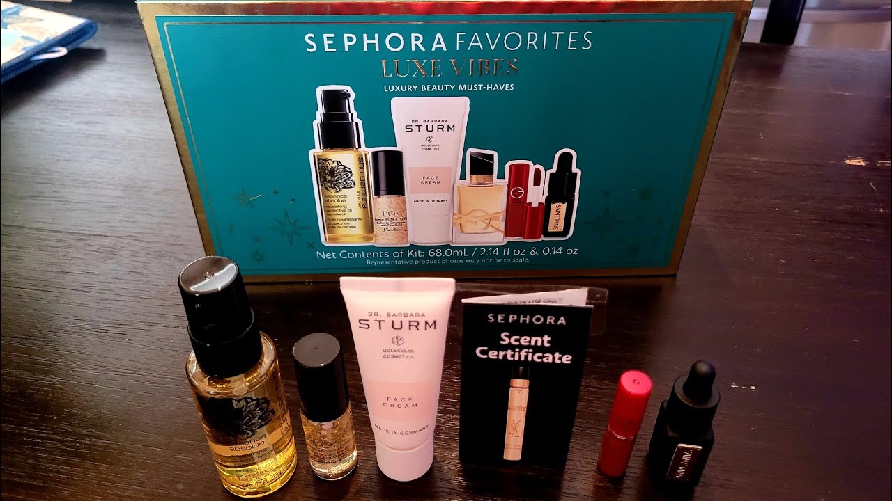 Sephora Favorites Luxe Vibes must haves