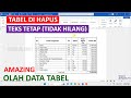 Cara Menghapus Tabel di Ms Word Tanpa Menghilangkan Teksnya