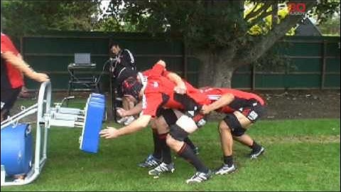 R80 Rugby Scrum Sled  Training with the Crusaders