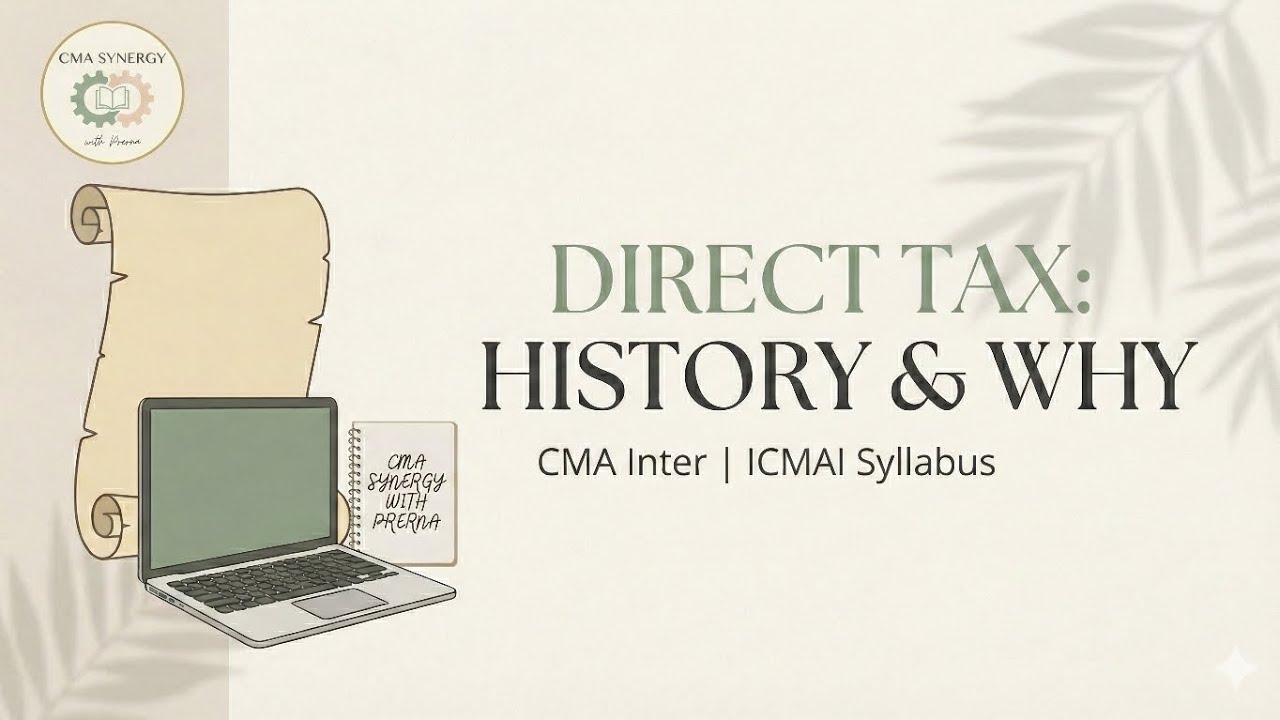 Taxation Basics: Why do we pay tax? (Decoding the History & Logic) | CMA Synergy