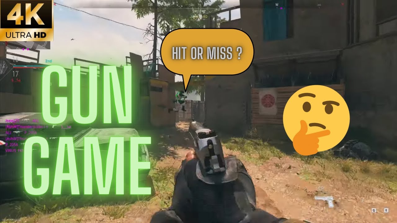 Gun Game Highlights 4k | Call Of Duty MWII