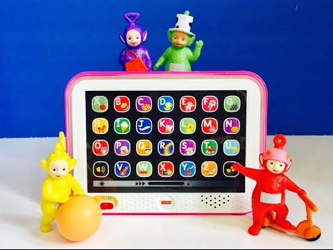 FISHER PRICE Laugh u0026 Learn Smart Stages Alphabet TABLET Opening with TELETUBBIES TOYS!