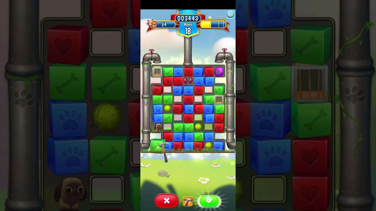 Pet Rescue Saga level 4990 one hammer | PuzzledCubes.site