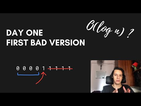 First Bad Version ( arabic ) May Leetcode challenge Day 1