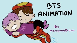 BTS Animation  Interview with Bangtan