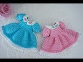 How to crochet pretty dress  blythe clothes  doll outfit