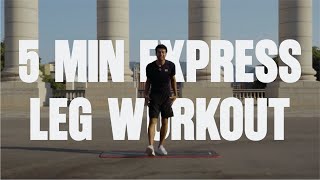 5 Minute Leg Express Workout - EVERYDAY - No Repeat and with Timer