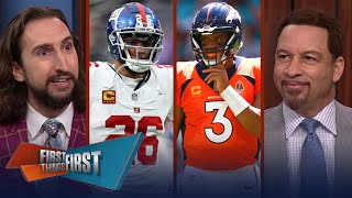 Eagles sign Saquon Barkley & Russell Wilson agrees to terms with Steelers | NFL | FIRST THINGS FIRST