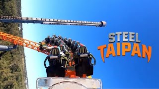 Steel Taipan Tailwhip 360 ° WORLDS FIRST SPINNING SEATS POV (2021) - Dreamworld Australia