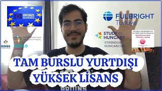 Yurtdışında Burslu Yüksek Lisans İçin Neler Gerekli?