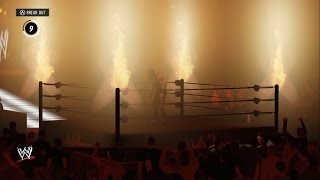 Wwe 2k16 Gameplay Shane Mcmahon Vs Kane Hardcore Title