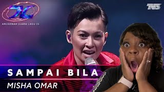FIRST TIME REACTION TO THIS SONG Sampai Bila - Misha Omar | #AJL33
