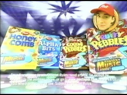 Post Cereal Music Fantasy Sweepstakes Promo from 2002