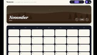 Demo Video : Coding Task 9 | Create a calendar app