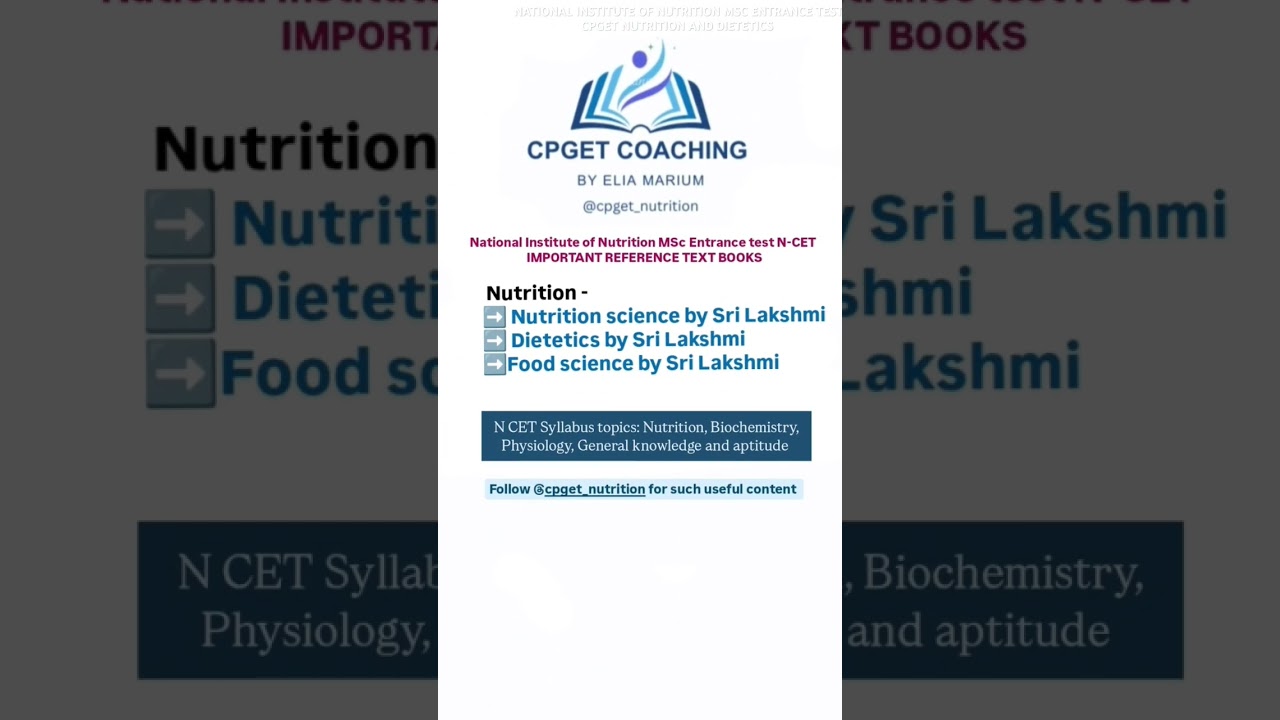 N-CET SYLLABUS, REFERENCE TEXT BOOKS 