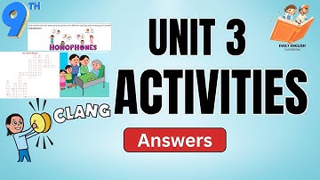 9th English || Waiting for Rain || Activities solved || unit 3 all activities