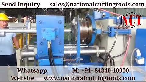 automatic pipe threading machine 2.1/2" to 6" working in tube & pipe mill