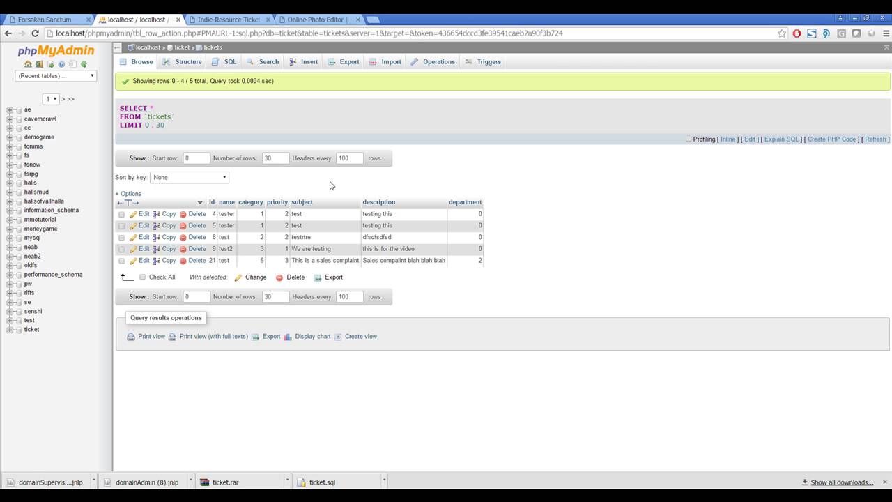 Ticket System Video 3 - YouTube