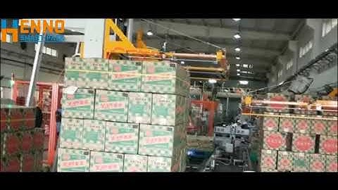 PET/PP strap horizontal type pallet strapping machine