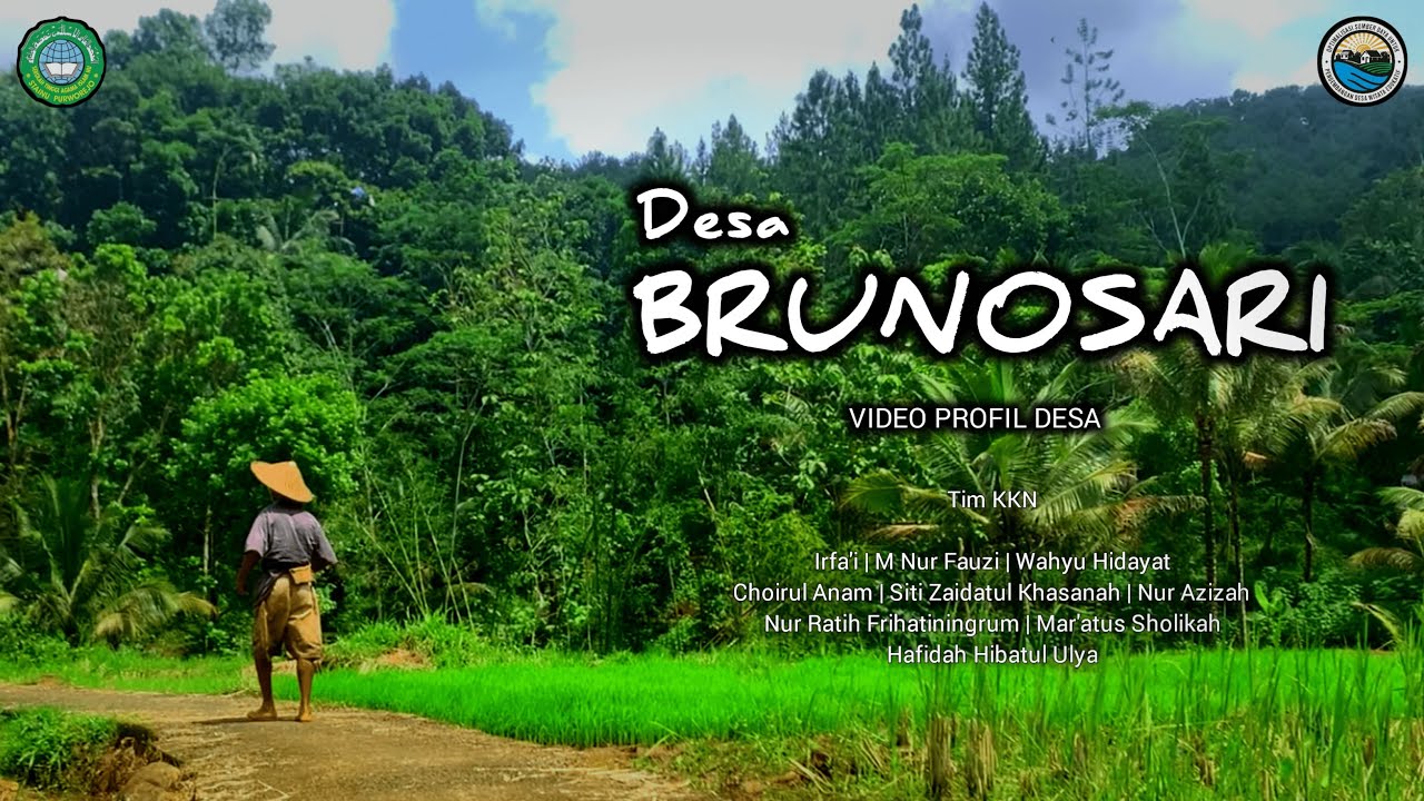 VIDEO PROFIL DESA BRUNOSARI KKN STAINU PURWOREJO 2022