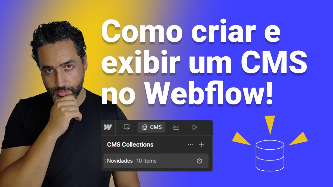 Como Criar um CMS no Webflow e Exibir na Página - YouTube