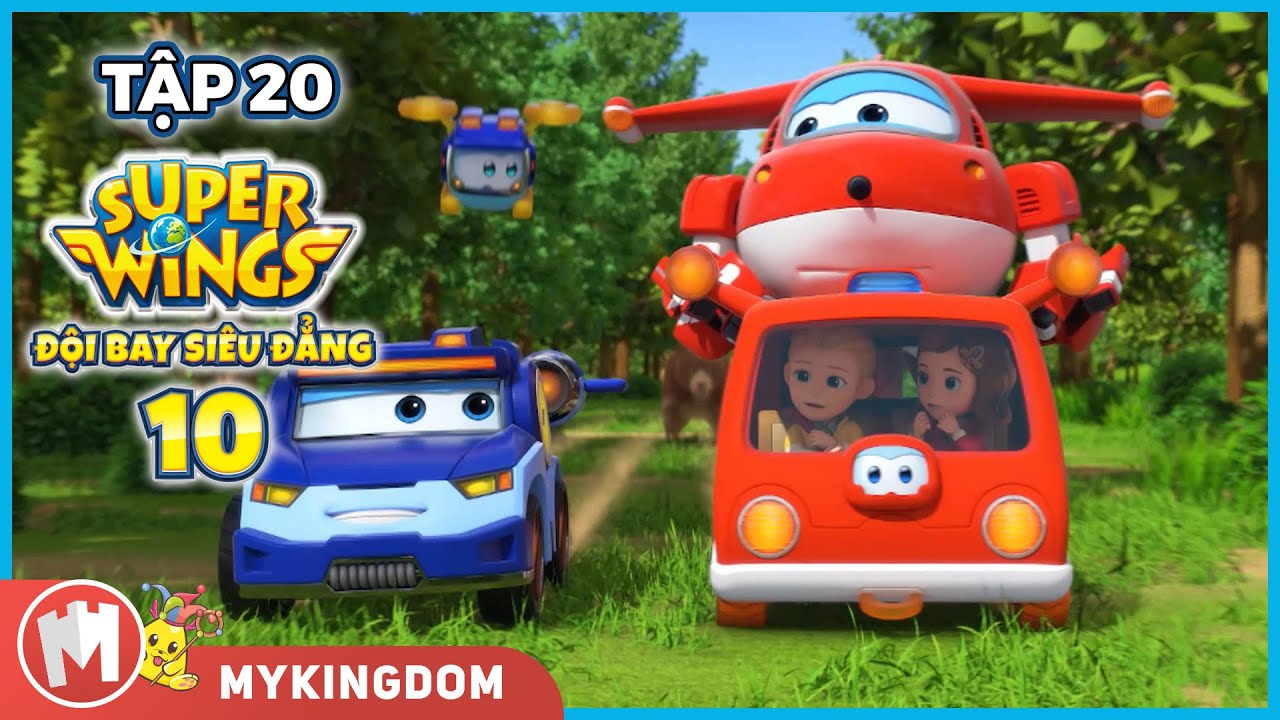 ĐỘI BAY SIÊU ĐẲNG - Phần 10 | Tập 20: Phe cắm trại cún con hoàng gia | SUPERWINGS