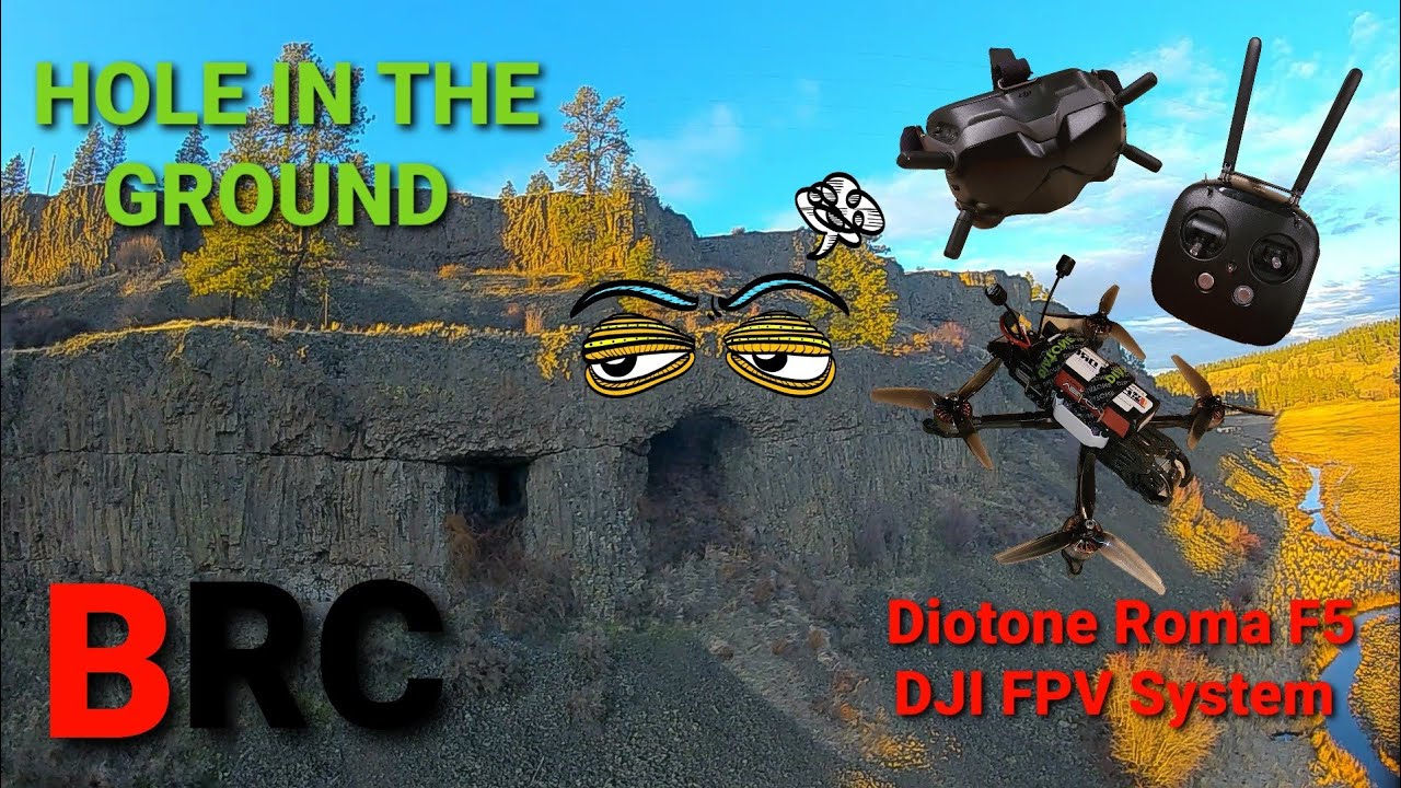 DIOTONE Roma F5 / DJI FPV System (Hole in the ground) Fall SESSION