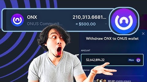 How To Withdraw Onus (ONX) Token To Onus Exchange #tap2earn #airdrop #onus