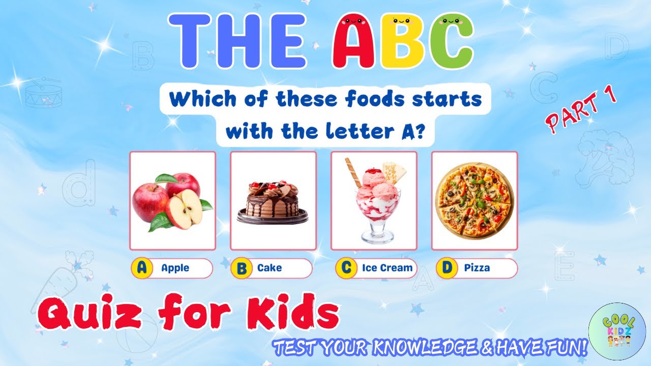 Fun Alphabet Quiz for Kids | Fun & Engaging ABC Learning Quiz | Part 1 ...