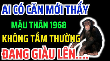 Mậu Thân 1968 là người Phước lớn - Thần Phật Che Chở, Phước Lộc Giàu Sang nếu Gặp Phải dấu hiệu này