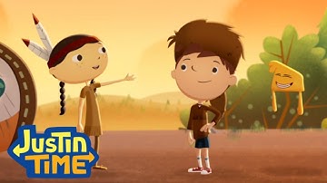 Welcome to New France! | Justin Time Season 2 Episode Clip