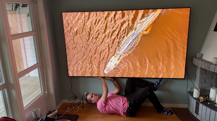 2025 TCL 98" MQLED85K 4K MINI LED TV unboxing and wall mounting