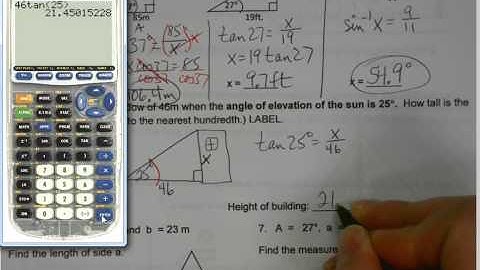 Honors Algebra 2  Unit 6   Trig Quiz #1 Preview