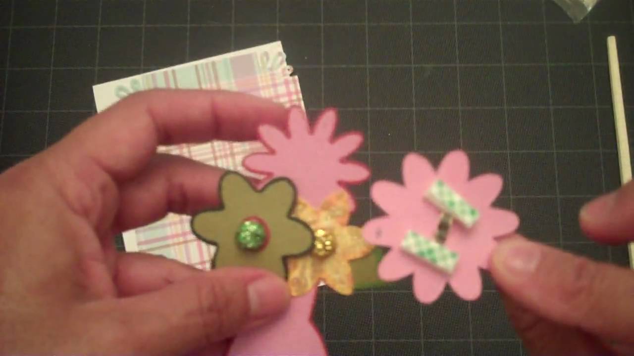 Vase Flower ArrangementBloom Lite Cricut Cartridge YouTube