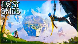 Day 1 in This NEW Open World Craft Build Survival Game - Lost Skies
