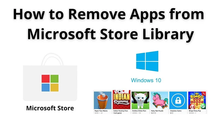 How to Remove Apps from Microsoft Store Library 2020