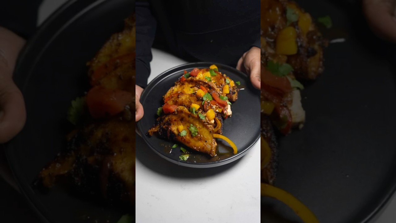 Jerk Chicken Tacos!! MUST TRY! 