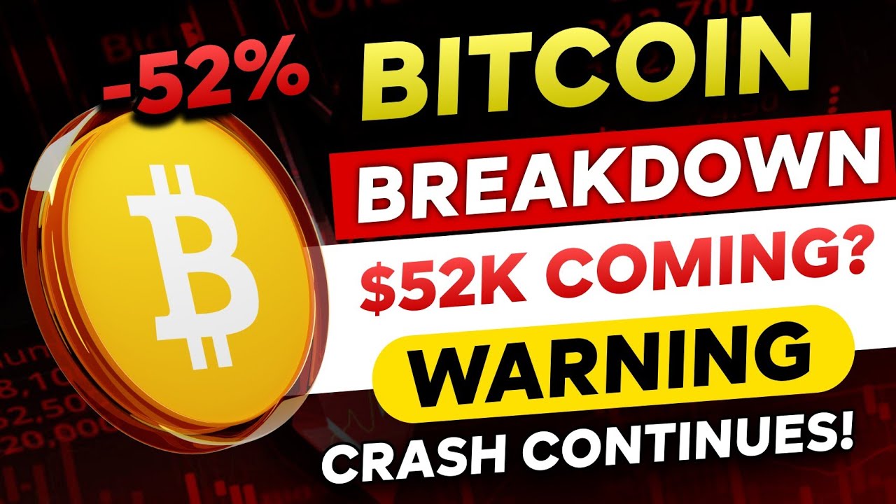 🛑 Bitcoin BIG BREAKDOWN - More Pain Coming!! | Crypto Traders Alert ...