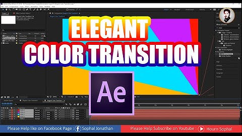 Tutorial After Effects  | Tips To Make Elegant Color Transition