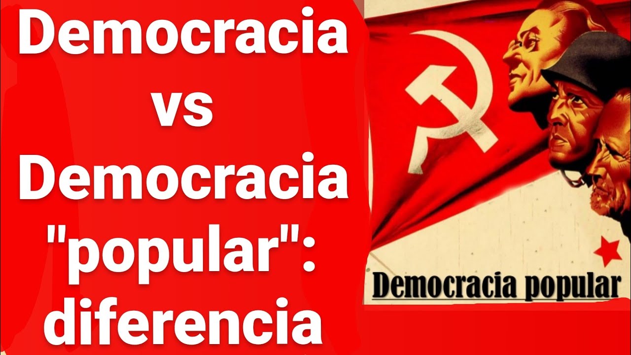 ¿Democracia o democracia "popular"? ¿Son lo mismo? ⛔️ DEMOCRACIA vs democracia popular: diferencia 🆘