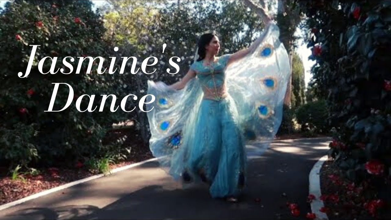 Princess Jasmine's Dance - Peacock Dress Costume Showcase - YouTube