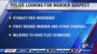 Greeneville Police searching for murder suspect