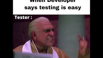 software testing meme😂🤣 |Testers meme |Developers meme| Funny video| Qualysec