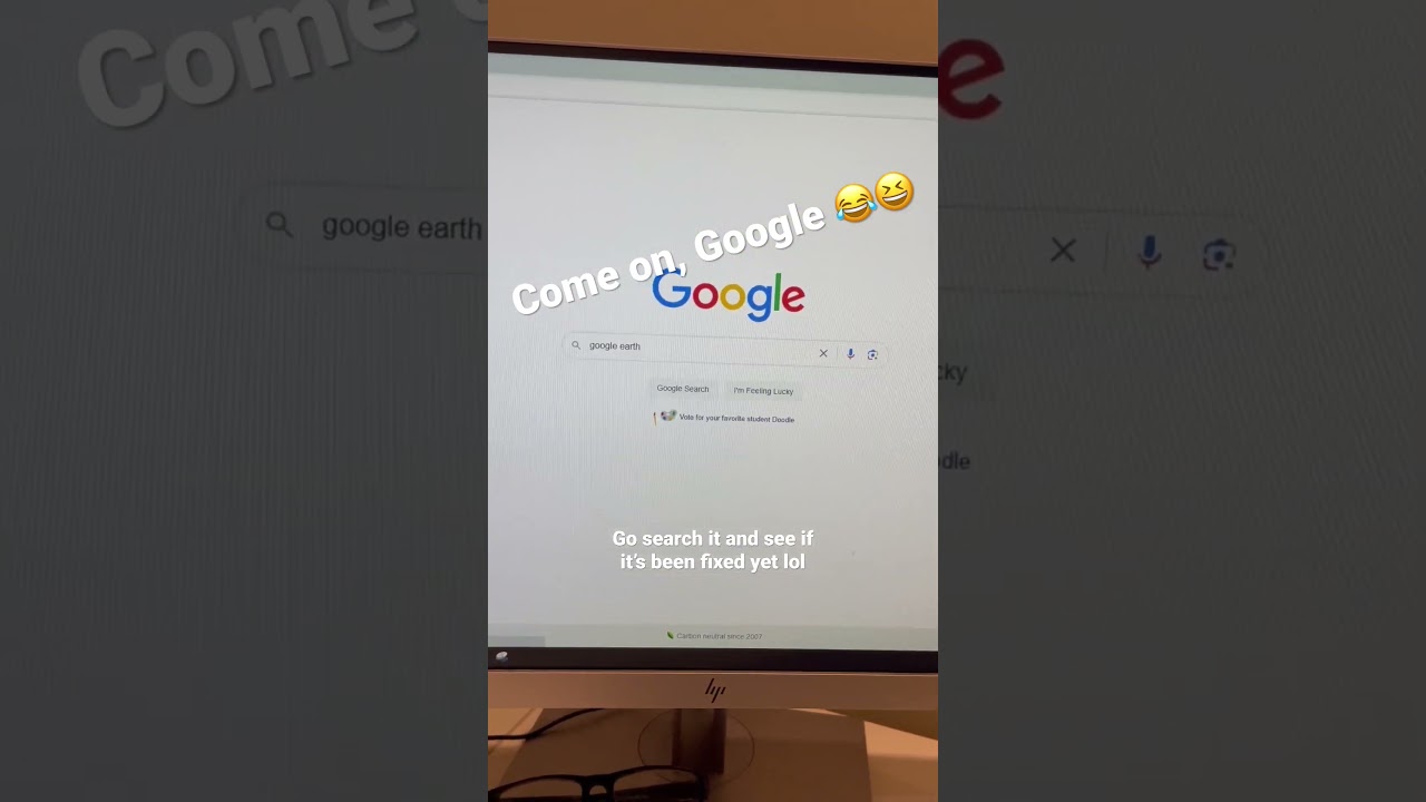 Google makes typos, too! 😂 