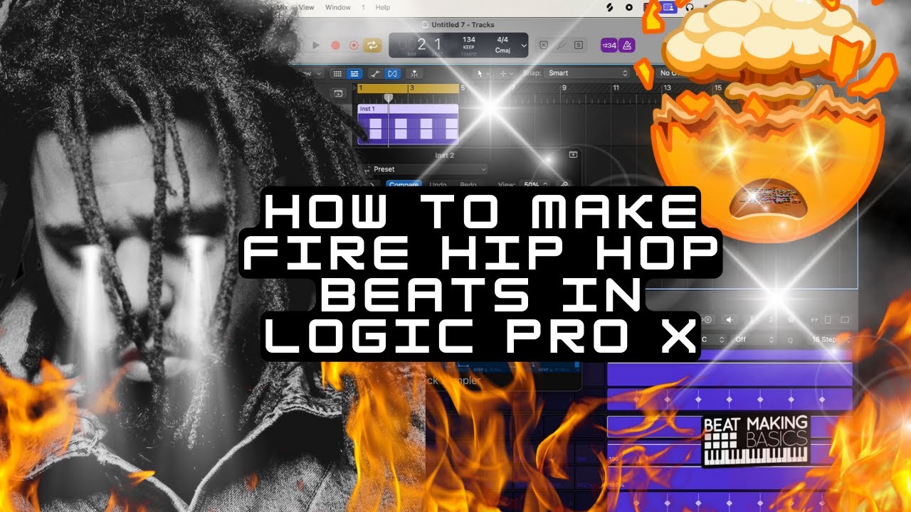 HOW TO MAKE FIRE HIP HOP BEATS IN LOGIC PRO X - PART 2 - YouTube